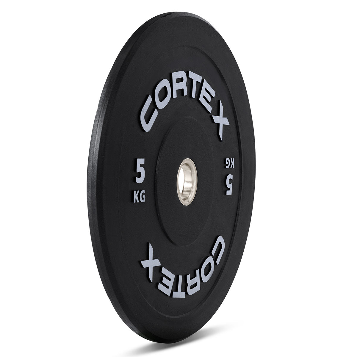 CORTEX 5kg Black Series V3 Bumper Plates (Pair) - Premium Weightlifting Plates for CrossFit, Home Gym & Strength Training