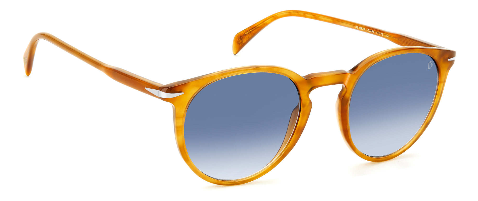 David Beckham DB1139/S Men's Sunglasses - Polarized UV Protection Aviator Style for Driving, Outdoor Sports & Fashion