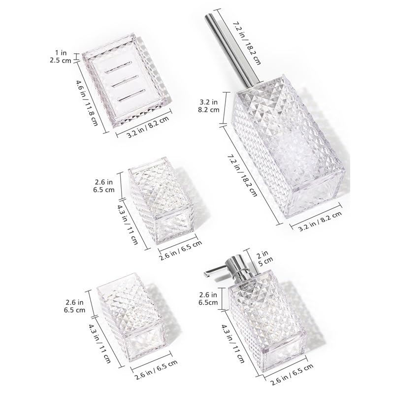 Premium Bathroom Wash Set - Hand Sanitizer Bottle, Toothbrush Cup Holder & Toiletries Organizer | Perfect for Home, Hotel & Travel Essentials