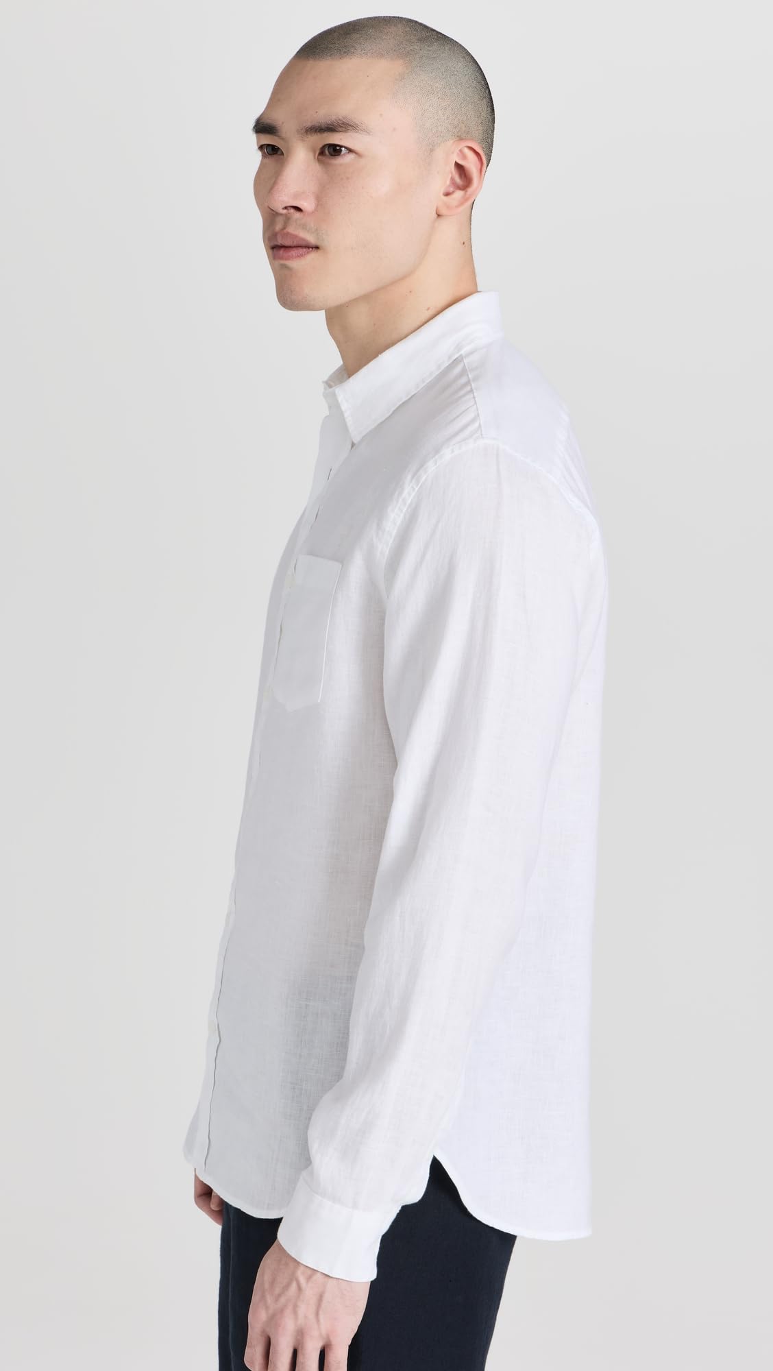 Vince Men's Linen Shirt | Breathable Summer Casual Button Down Shirt for Men | Perfect for Beach, Vacation & Outdoor Activities