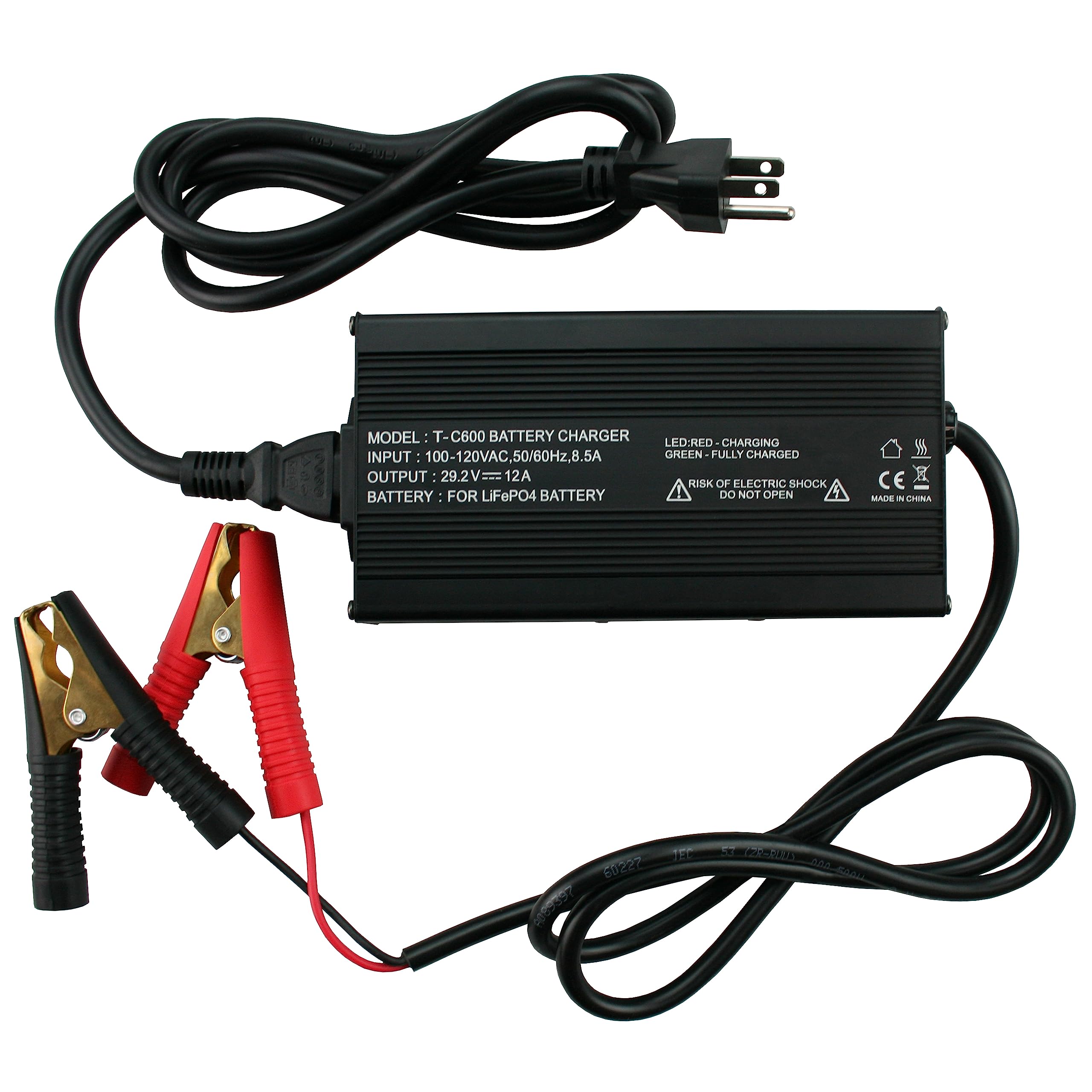 Banshee 24V Lithium Battery Charger - Fast & Efficient Charging for 24V Lithium Batteries - Perfect for Electric Scooters, Golf Carts & Marine Applications