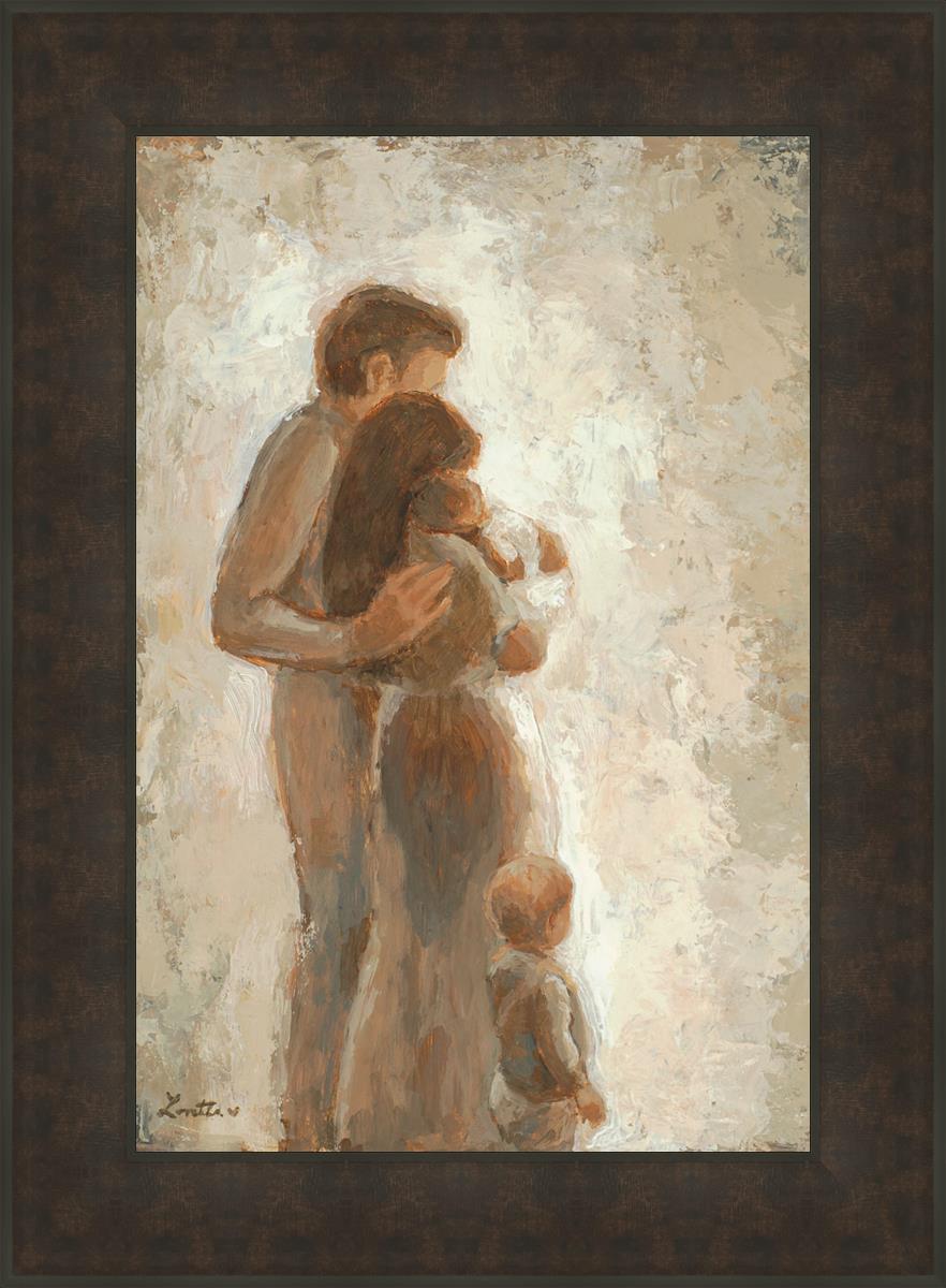 Family Looking Towards the Light - Inspirational Wall Art for Home Decor | Motivational Canvas Print for Living Room, Bedroom & Office | Perfect Gift for Family & Friends