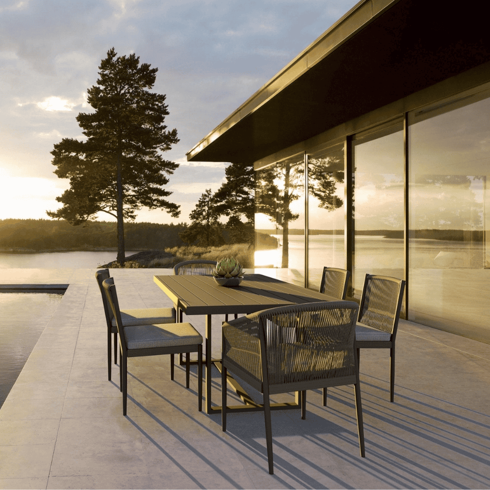 Catalina Outdoor Dining Side Chair - Weather-Resistant Patio Furniture for Garden, Poolside & Backyard Relaxation
