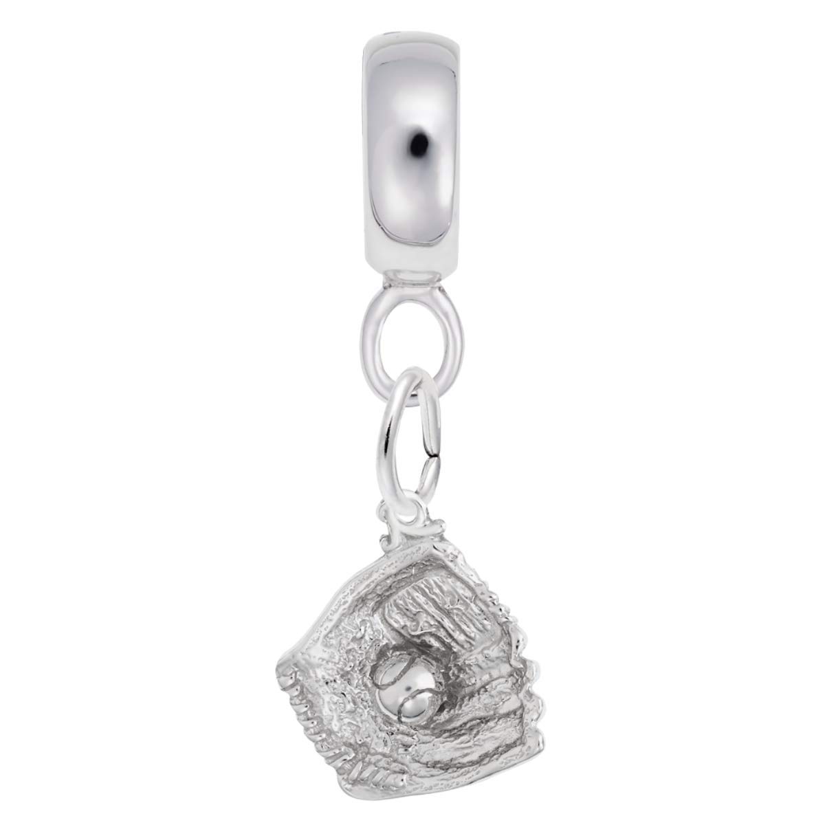 Baseball and Mitt Charm Dangle Beads for Bracelets - Sports Jewelry for Baseball Fans - Perfect for DIY Bracelets, Gifts, and Game Day Accessories