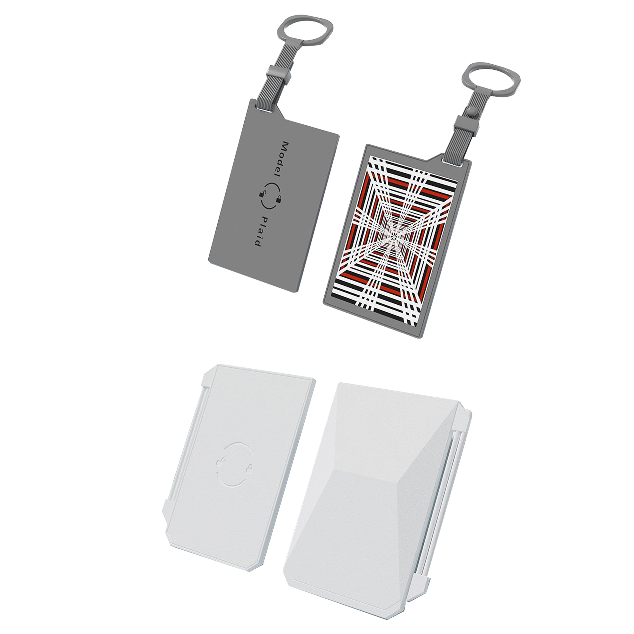 Premium Silicone Key Card Holder for Tesla Model S/3/X/Y/Cybertruck - RFID Protection, Slim Design - Perfect for Tesla Owners, Daily Commute & Secure Access