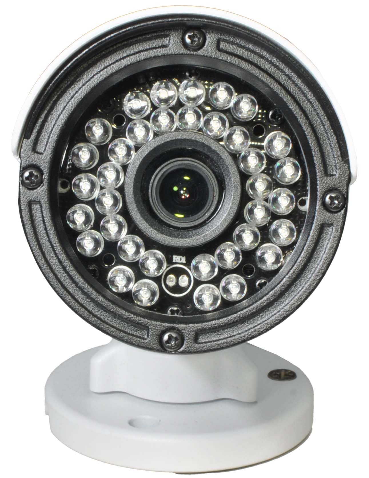 BlueFishCam 3.6mm Lens Outdoor Security Camera - 1000TVL HD Analog CCTV, 36 LED Night Vision, Waterproof & Weatherproof for Home Surveillance - Perfect for Backyard, Garage & Perimeter Monitoring (Day/Night Vision)