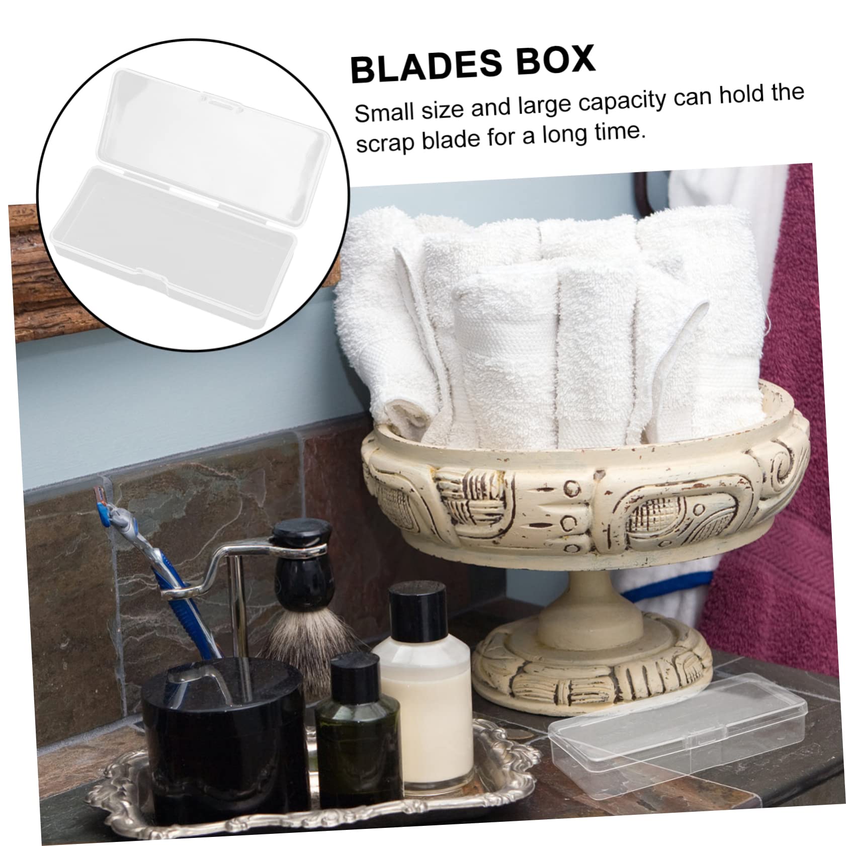10-Pack Razor Blade Storage Case - Secure Disposable Blade Holder & Dispenser for Safe Razor Blade Organization - Perfect for Home, Salon, and Travel Use