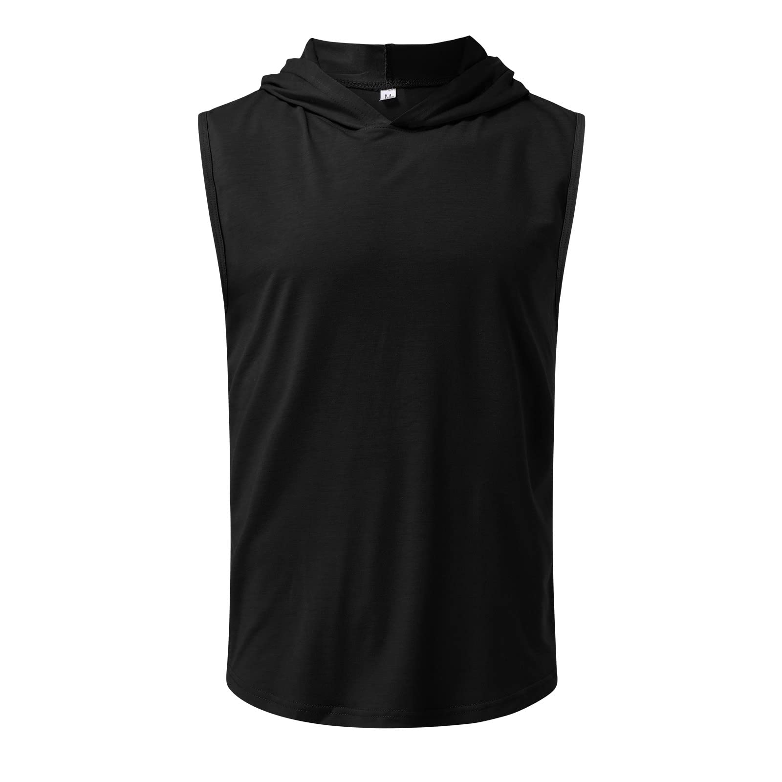 Men's Casual Sleeveless Zipper Vest Shirt - Solid Color Sports Top for Spring Summer - XXL Black - Perfect for Outdoor Activities, Gym Workouts & Casual Wear