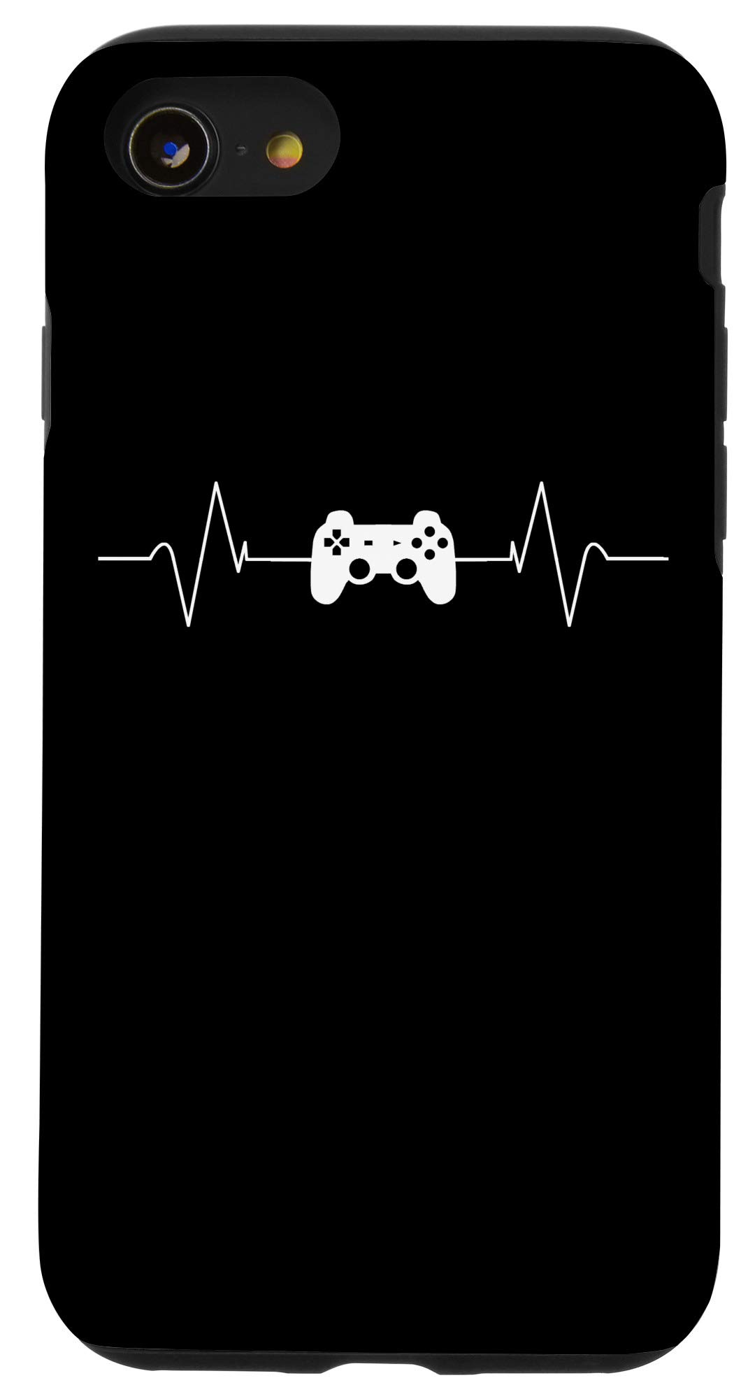 iPhone SE (2020) / 7 / 8 Gaming Phone Case - Heartbeat Design Perfect Gift for Gamers - Durable Protection for Mobile Gaming & Everyday Use