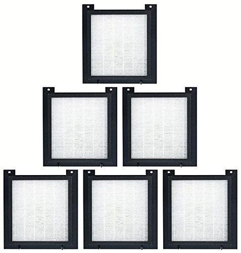 Solair 6 Replacement 3-in-1 Filter Packs for Soltek 3500 Pro Air Purifier - HEPA, Carbon & Pre-Filter Combo for Allergies, Dust & Pet Hair - Perfect for Home, Office & Bedroom Air Purification
