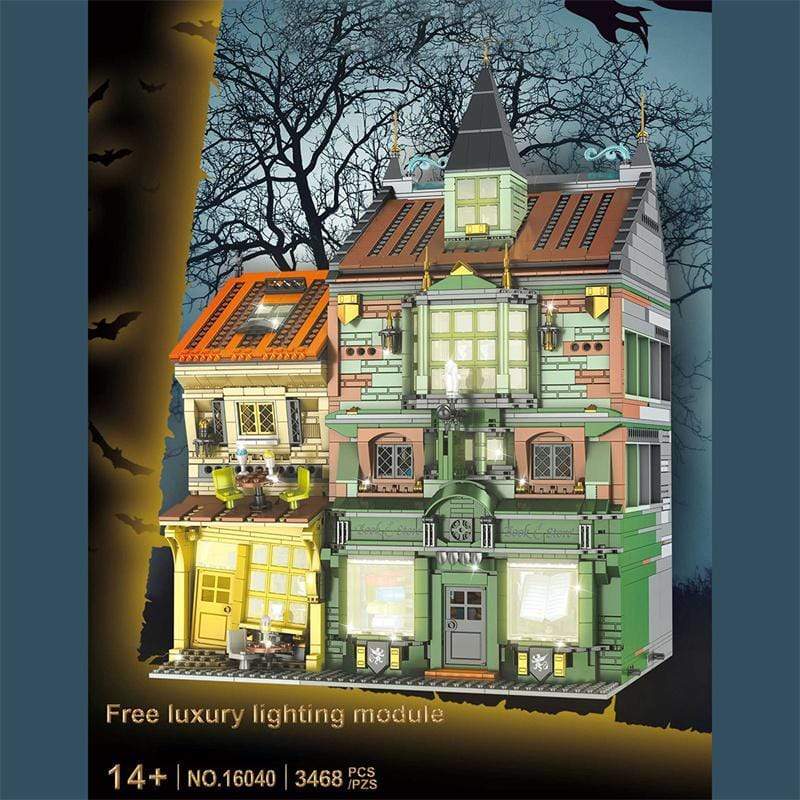 Mould King 16040 Modular Building Kit - The Book Store with LED Lights for Adults, Collectors & DIY Enthusiasts | Perfect for Home Decor, Gift & Display Scenes