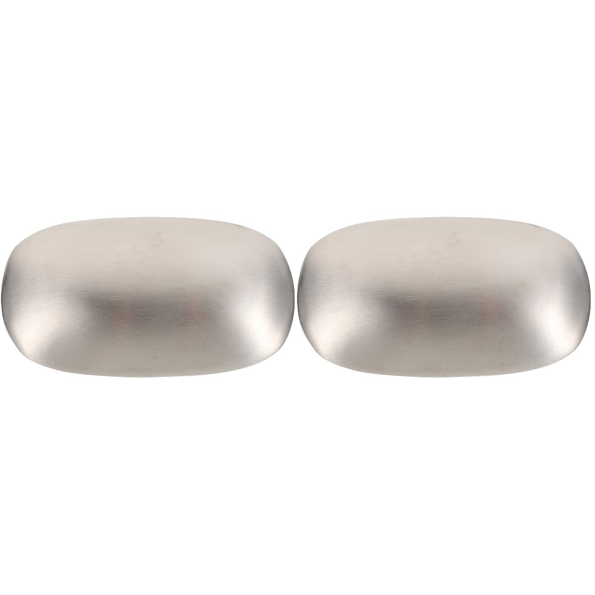 Hemoton 2-Pack Stainless Steel Soap Bars for Kitchen - Odor Absorbing Soap Holder, Dish Soap Saver with Rustproof Design - Perfect for Removing Garlic, Onion & Fish Smells from Hands While Cooking