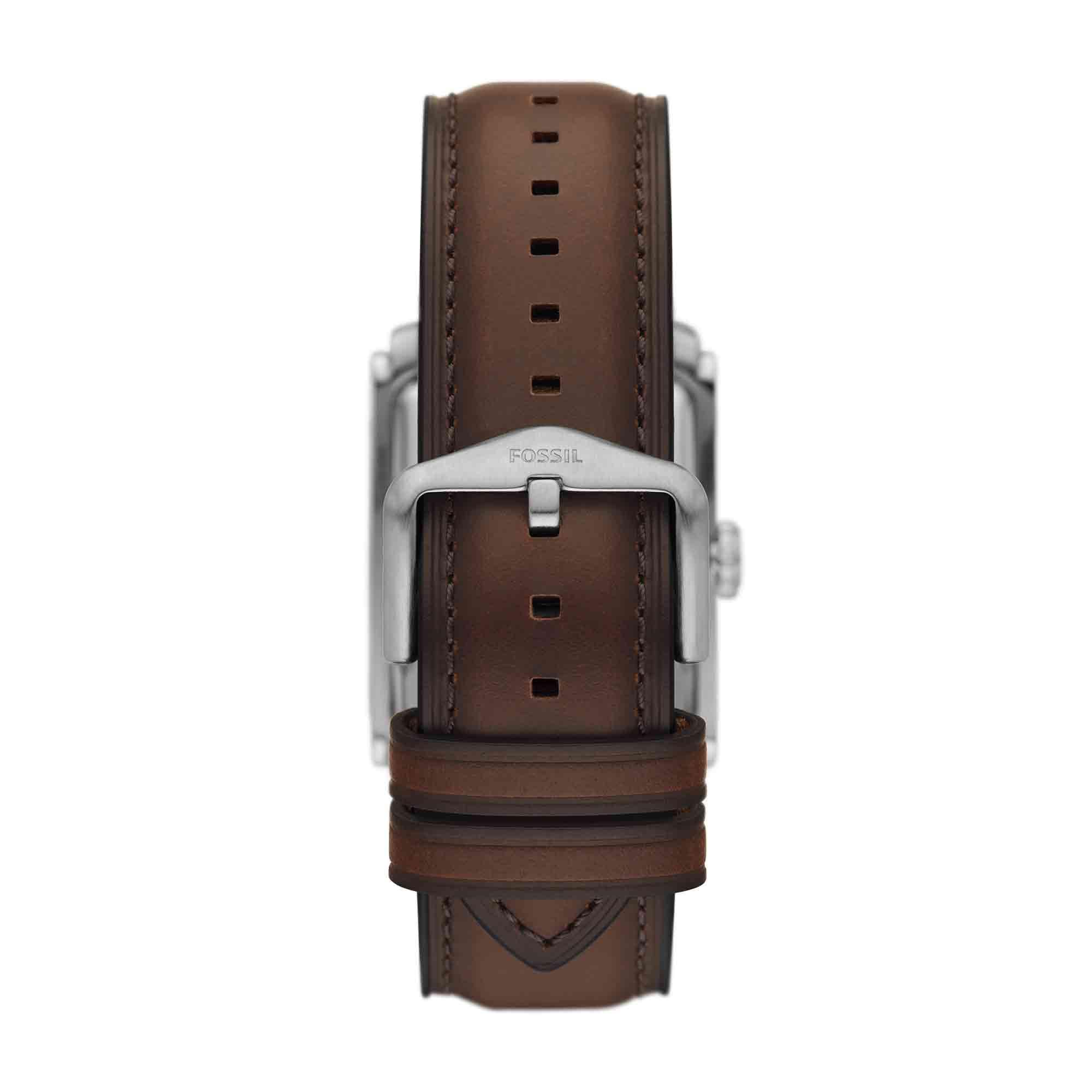 Fossil Men's Carraway Quartz Stainless Steel Watch with Three-Hand Design - Stylish & Durable for Business, Casual & Everyday Wear