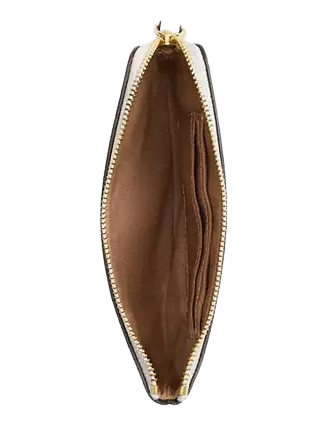 Coach Corner Zip Wristlet with Sketch Print - Stylish Leather Wallet for Women | Perfect for Everyday Use, Travel & Gift Giving