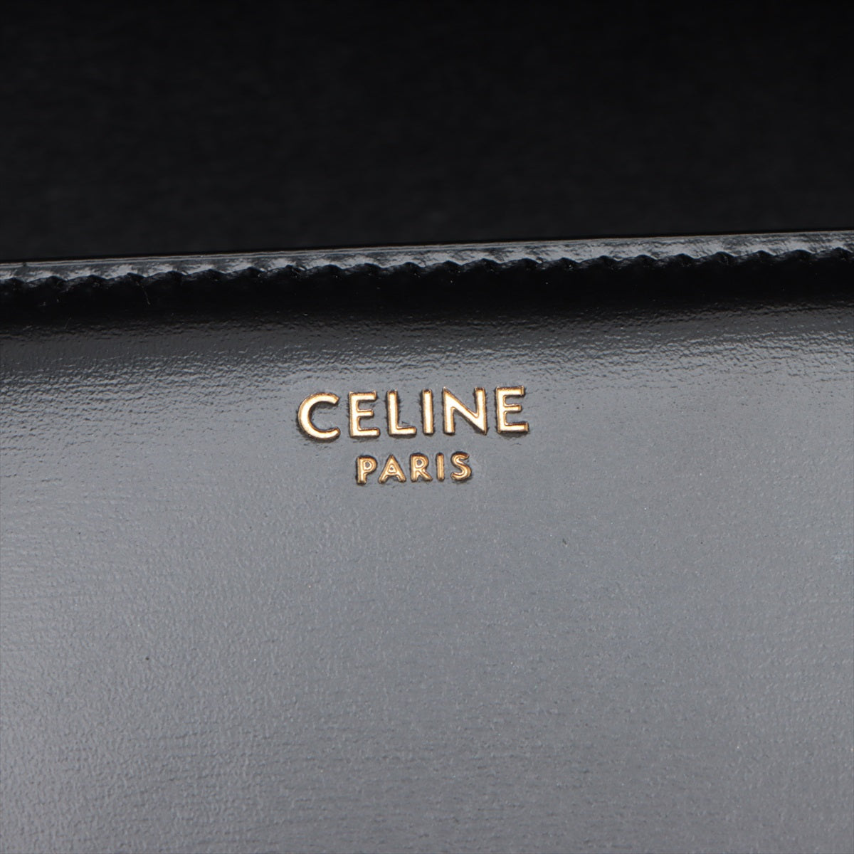 Celine Triomphe Teen Black Leather Crossbody Bag for Women | Luxury Designer Shoulder Purse | Perfect for Date Night, Travel & Everyday Use