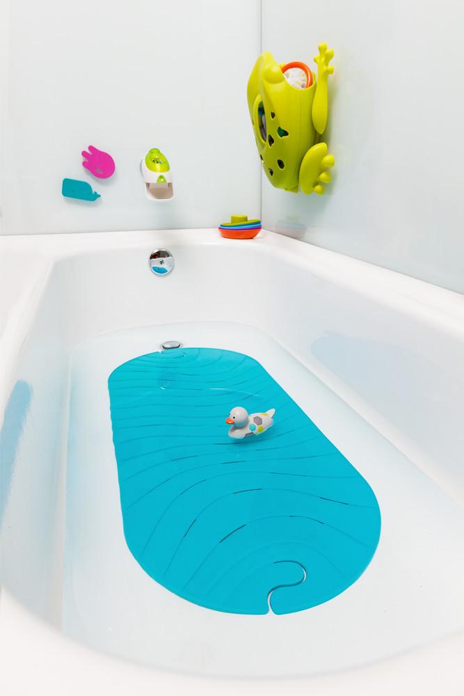 Boon Ripple Bathtub Mat - Non-Slip Baby Bath Mat for Safety, Soft & Comfortable - Perfect for Kids, Toddlers & Infants - Ideal for Bathtub, Shower & Nursery Use