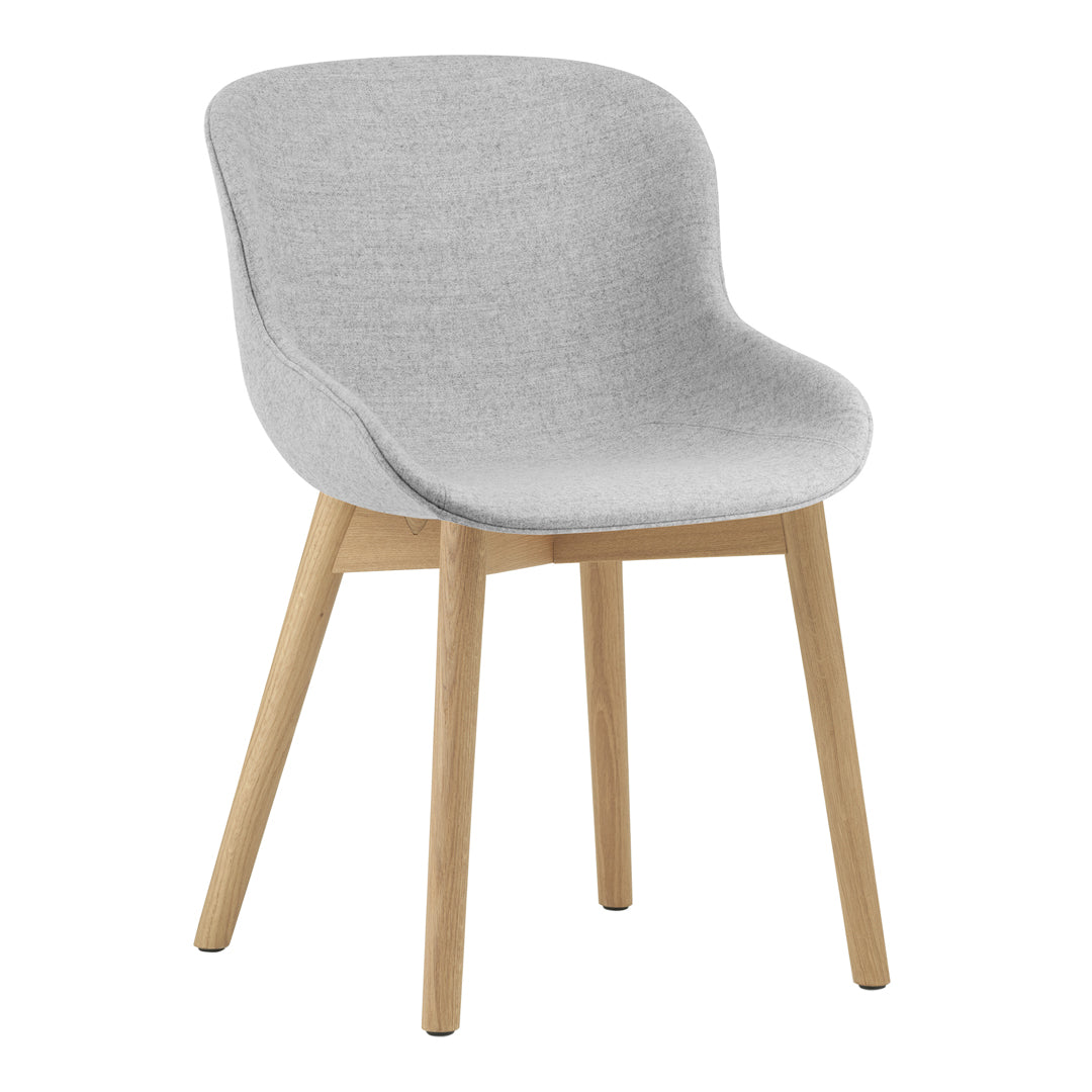 Stylish Hyg Side Chair with Wood Base & Full Upholstery - Perfect for Dining Room, Kitchen, or Home Office Seating