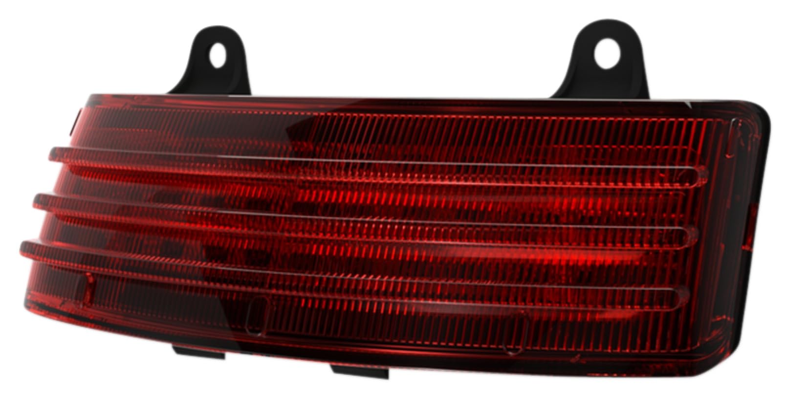Custom Dynamics PB-TRI-1-RED Probeam LED Tri-Bars Motorcycle Accent Lights - Red | High-Visibility Safety Lighting for Harley, Cruiser & Touring Bikes | Daytime Running Lights & Night Riding Enhancement