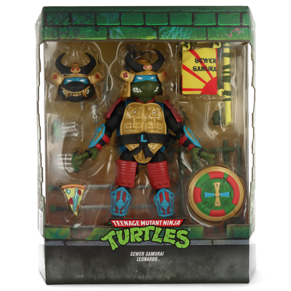 Leo the Sewer Samurai - Teenage Mutant Ninja Turtles (TMNT) Ultimates Action Figure - Collectible Toy for Fans & Display - Perfect for Home Decor, Gift Giving, and TMNT Collections