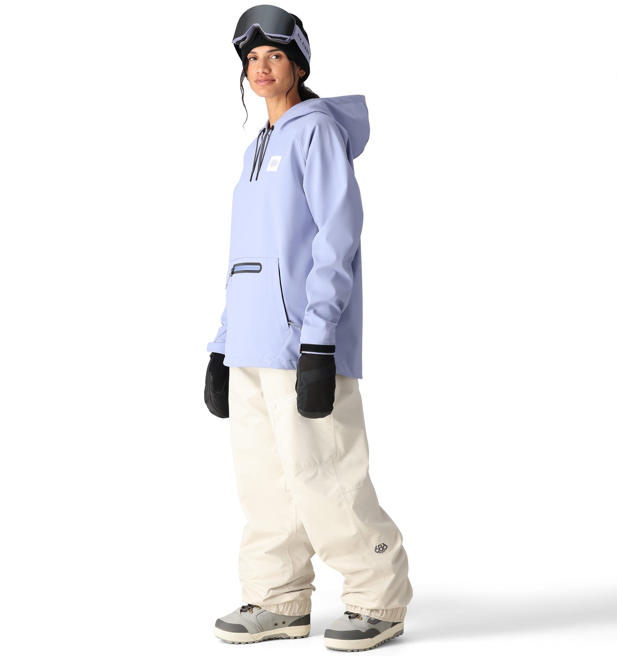 686 Women's Waterproof Hooded Jacket 2025 - Windproof & Breathable Winter Coat for Skiing, Hiking & Outdoor Activities