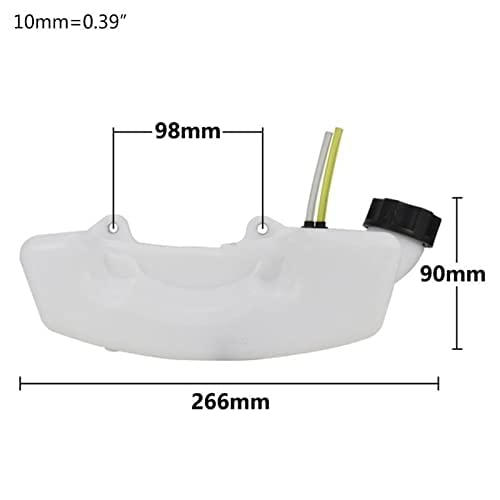 1pc 40-5 430 Brush Cutter Fuel Tank Assembly Replacement for Lawn Mower & Medium Grass Trimmer - Durable Spare Parts for Outdoor Yard Maintenance & Landscaping