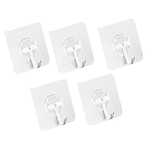 NICETOW Hanging Flower Pots - 5 Pack Wall Mounted Levitating Planters for Indoor Plants, Home & Garden Decor - Includes Hooks for Easy Installation - Perfect for Living Room, Balcony, and Office Decoration