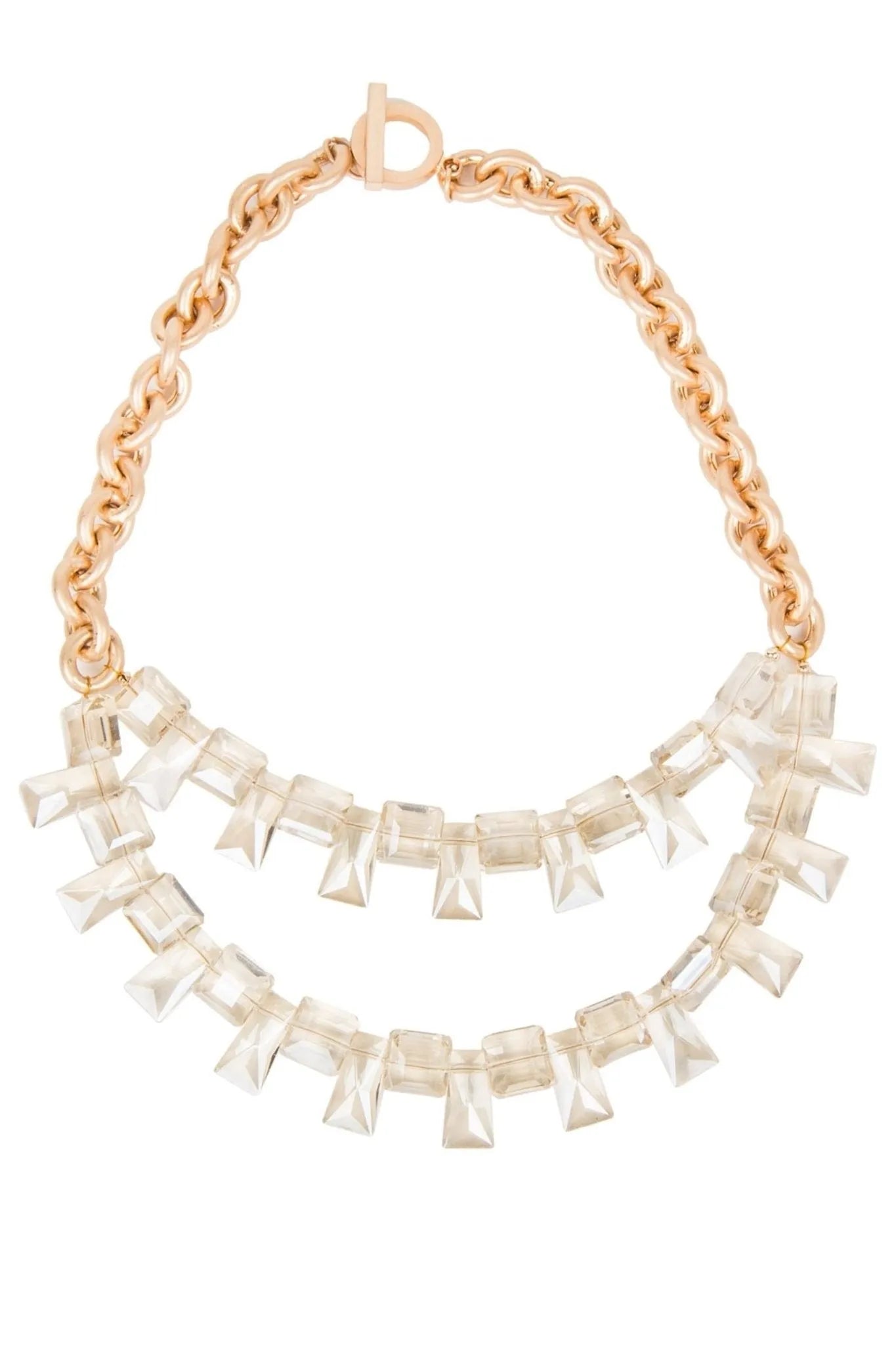 Elegant Crystal Beaded Chain Necklace for Women - Perfect for Weddings, Parties & Everyday Wear