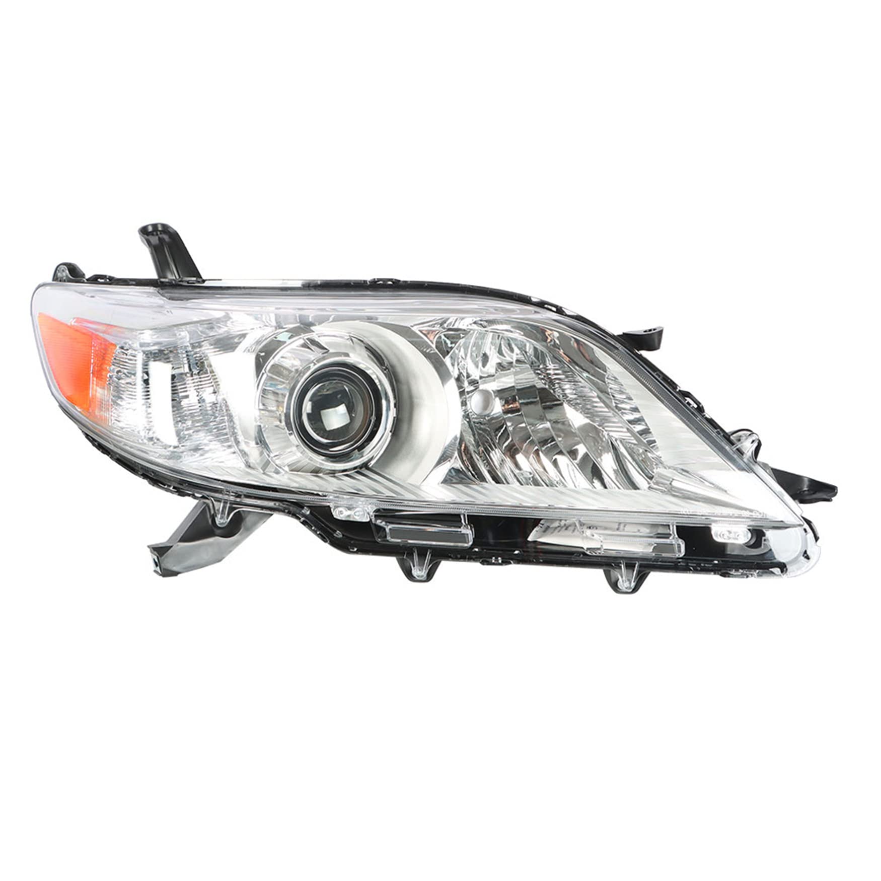 WFLNHB Halogen Headlight Assembly Replacement for 2011-2018 Toyota Sienna - Left & Right Side Pair (Driver & Passenger) - Perfect for Night Driving, Foggy Conditions & Enhanced Road Visibility