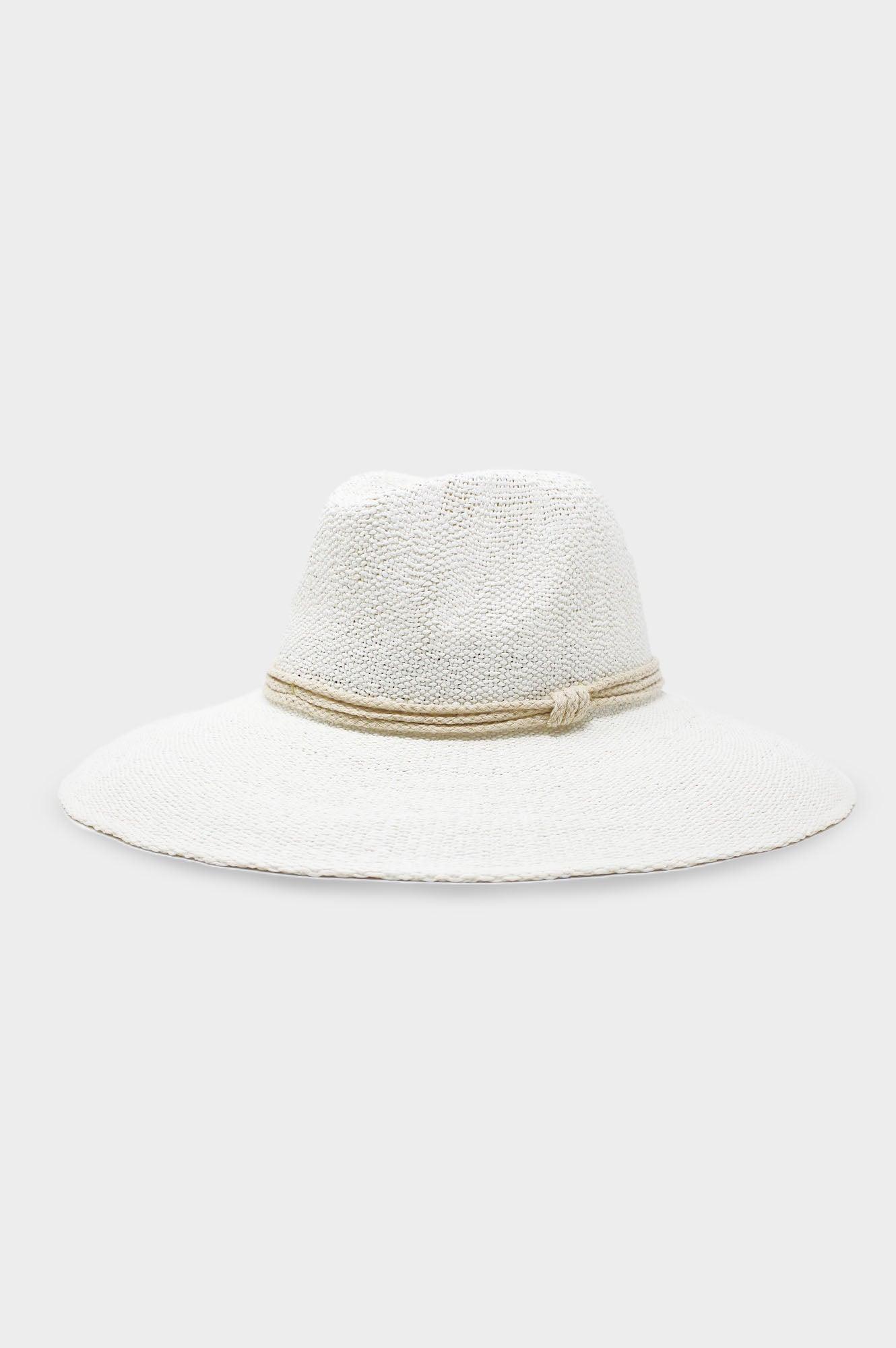 Praia Hat - Natural & White Sun Hat for Women - Perfect for Beach, Travel, and Summer Outfits