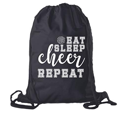 Eat Sleep Cheer-black