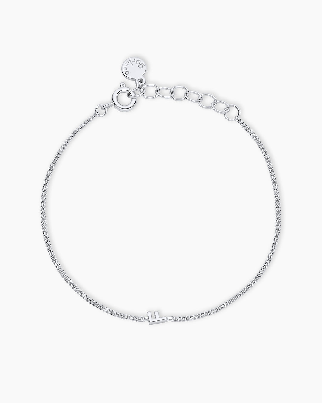 Wilder Mini Alphabet Bracelet - Personalized Initial Letter Bracelet for Women & Girls - Trendy Stackable Jewelry for Everyday Wear & Gifts