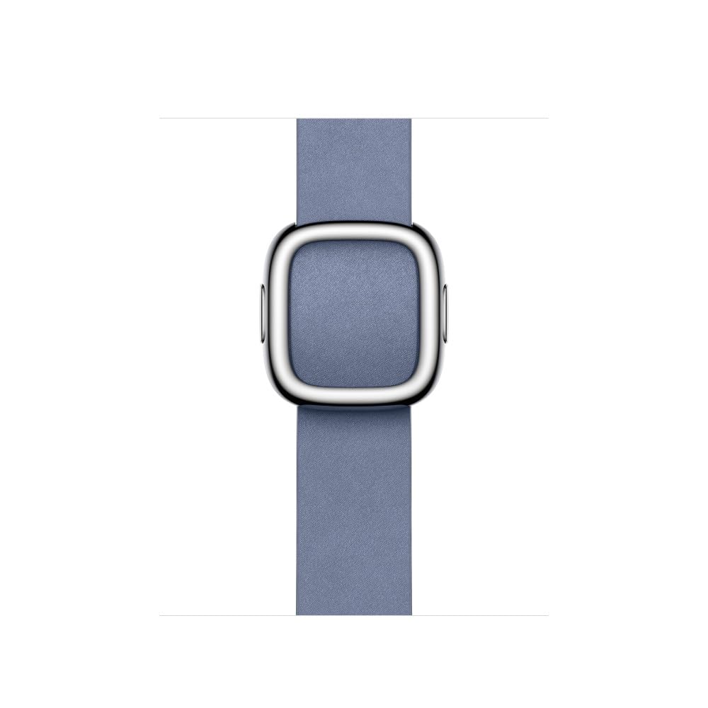 Apple Watch Band 41mm Modern Buckle - Lavender Blue Medium Size Replacement Strap for Apple Watch Series 7/8/SE - Perfect for Workouts, Office & Everyday Wear