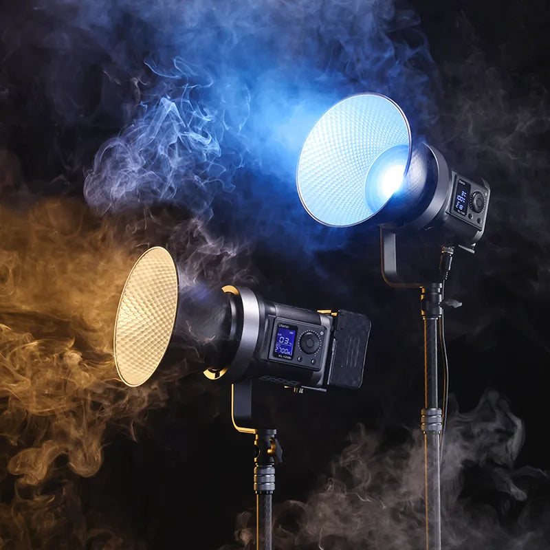 Ulanzi 120W Bi-Color RGB LED Video Light with V-Mount Battery - Professional Photography & Film Lighting for YouTube, Studio, and Outdoor Shooting