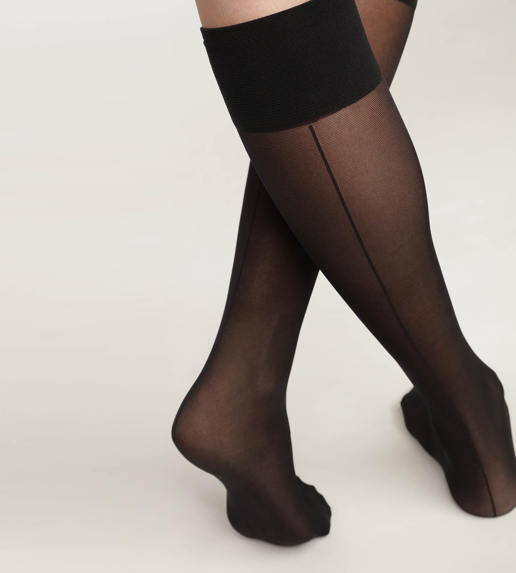 Black Sheer Mesh Lingerie Bas Femme with Contrast Trim - Elegant & Sexy for Date Night, Boudoir, and Special Occasions