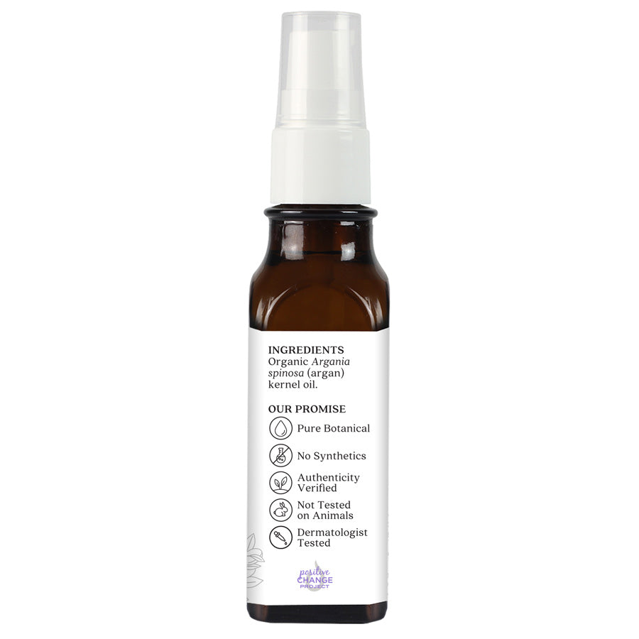 Pure Organic Argan Oil Hair Spray - 1oz Bottle for Dry, Frizzy Hair & Scalp Treatment | Natural Moroccan Oil for Shine & Hydration | Perfect for Daily Hair Care & Styling