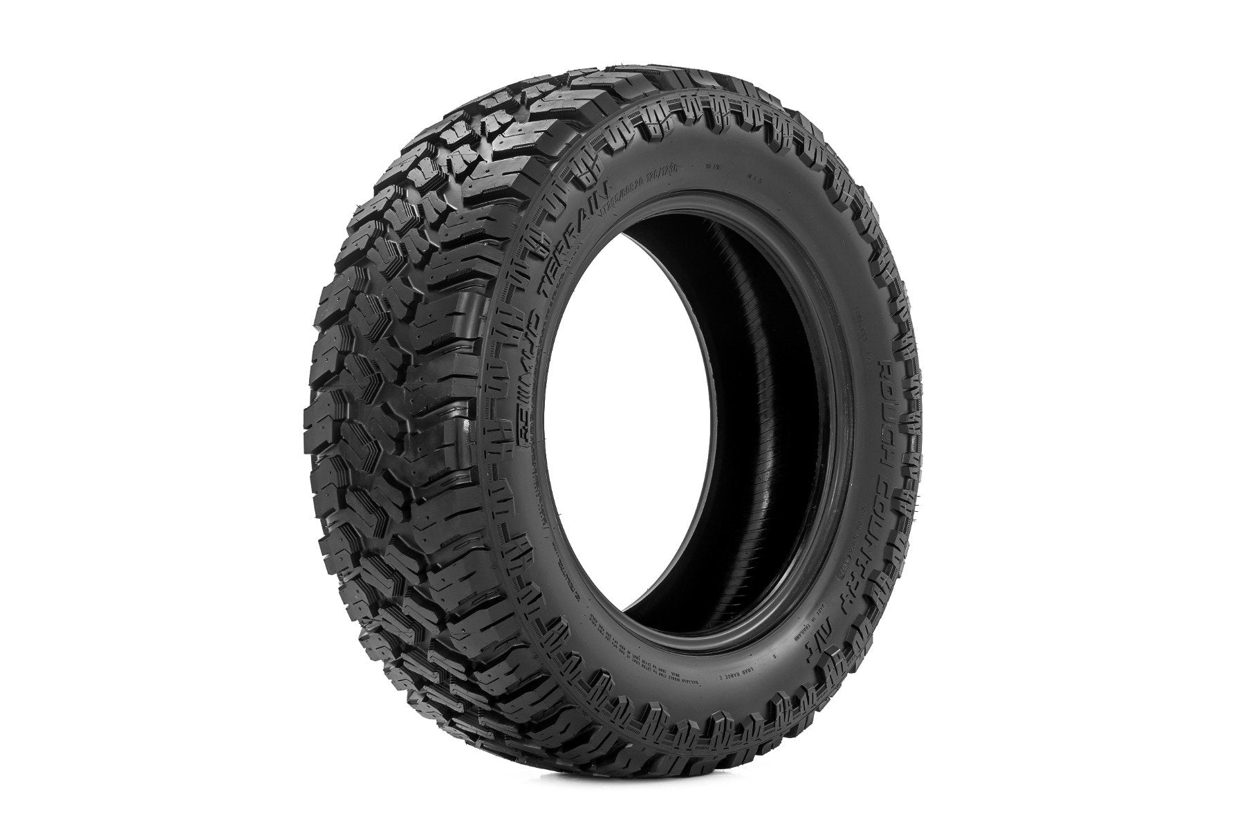 Rough Country 295/60R20 M/T Mud-Terrain Tires - Dual Sidewall Design (98010131) - Perfect for Off-Roading, Truck & SUV Adventures