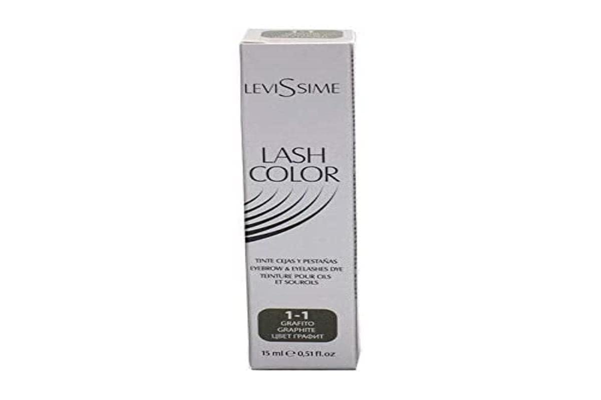 Levissime Lash Color 1-1 Graphite Black Mascara - 15ml Professional Eyelash Tint for Long-Lasting Volume & Definition | Perfect for Daily Wear, Special Occasions & Professional Makeup Artists