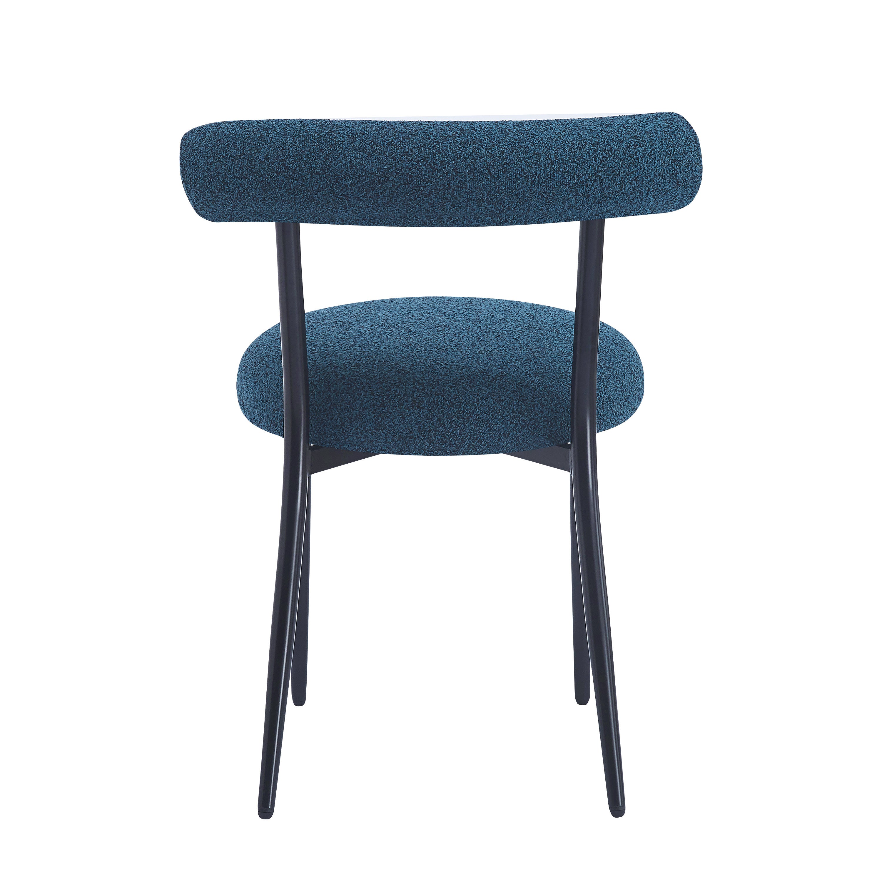 Modern Dining Chairs Set of 2 - Sturdy Wooden Kitchen Chairs with Padded Seats - Comfortable Home Dining Room Furniture for Family Meals & Entertaining Guests