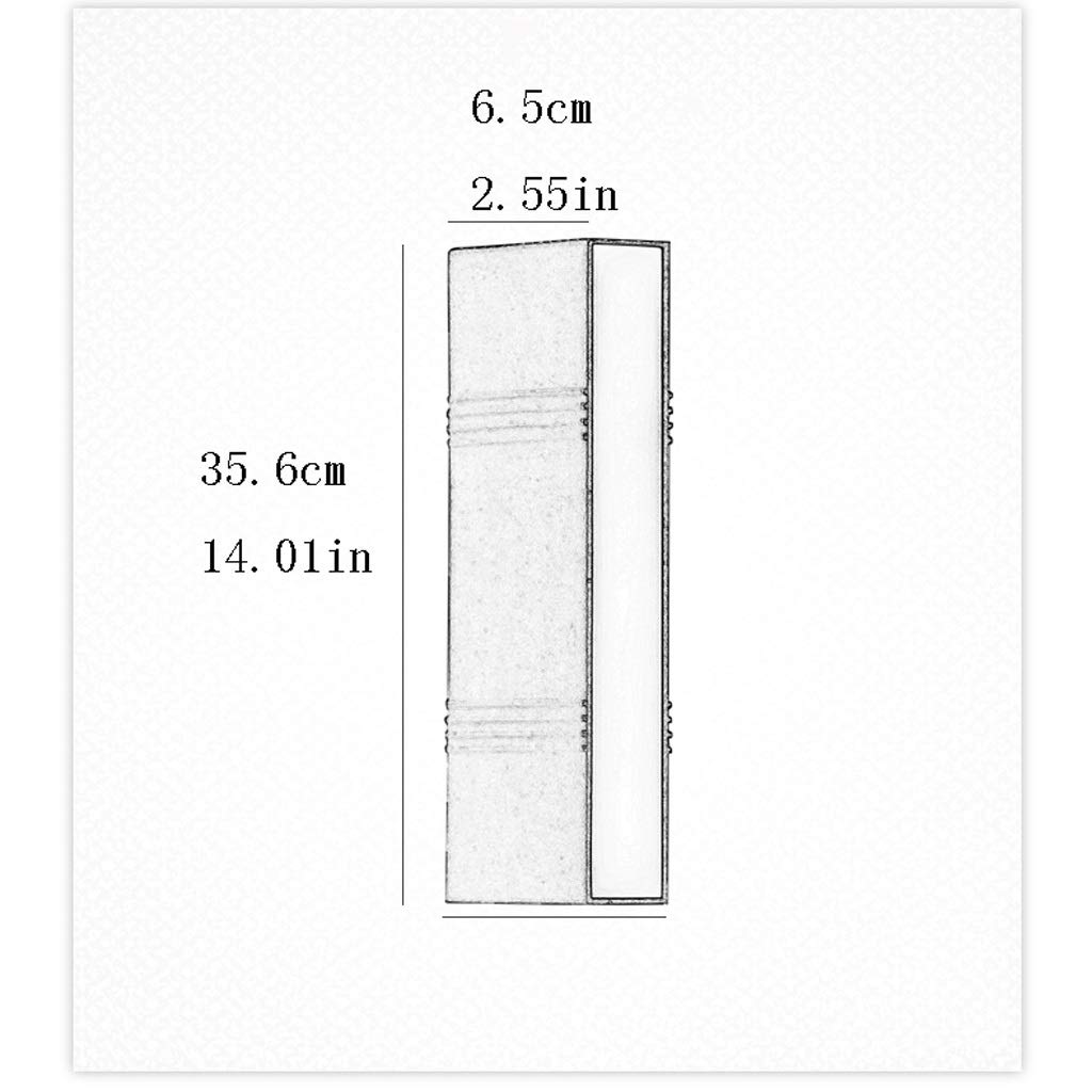 Modern LED Acrylic Wall Sconce Lighting - 15W Warm White 2700K Up/Down Wall Lamp for Bedroom, Corridor, Stairs & Bathroom - Indoor Lighting Fixture, Home Decor (Non-Dimmable, No Plug, 1 Pack) - Perfect for Ambient Lighting in Hallways, Reading Nooks and Entryways