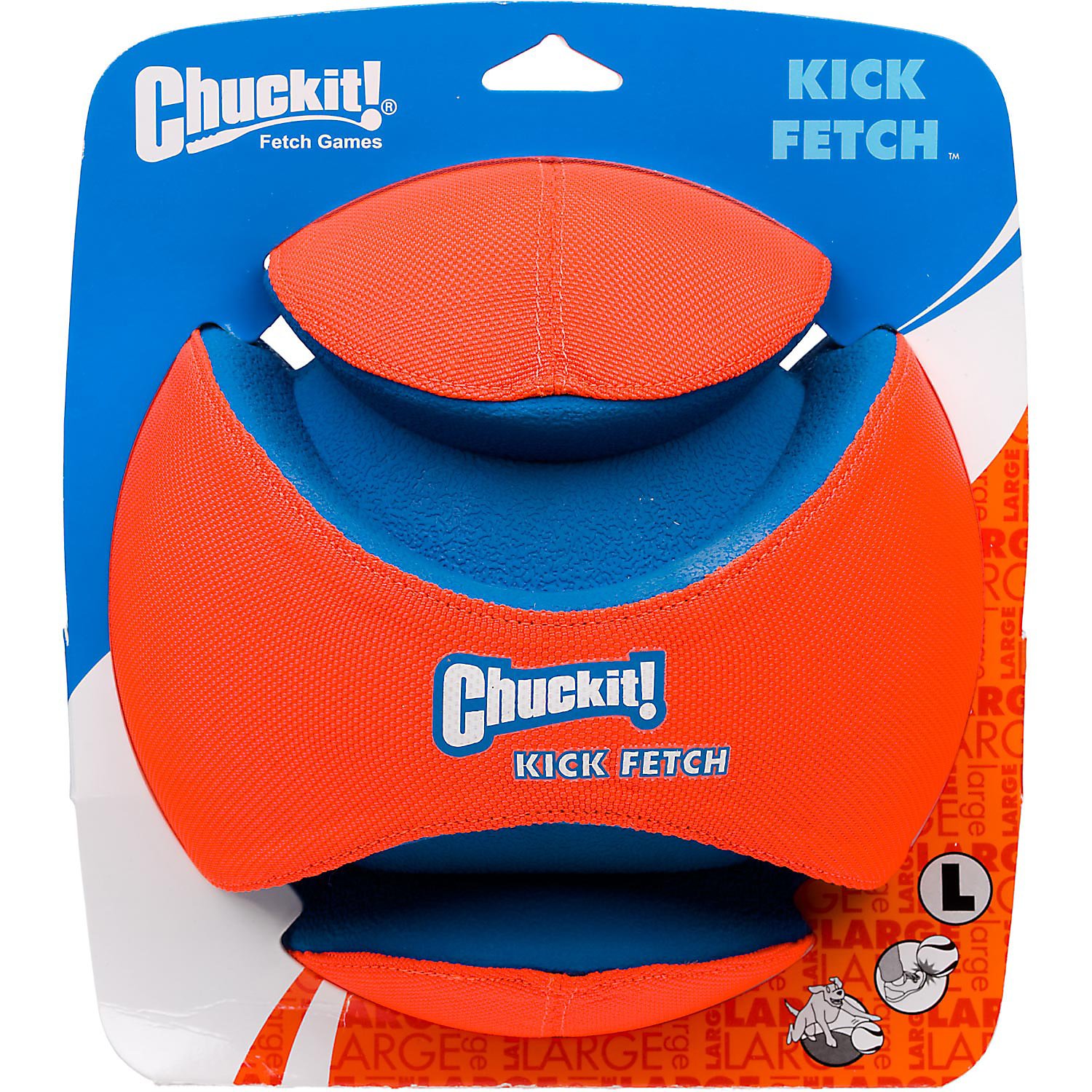 LG Kick Fetch Interactive Dog Toy - Durable Chew-Resistant Ball for Outdoor Play & Training - Perfect for Active Dogs & Puppies