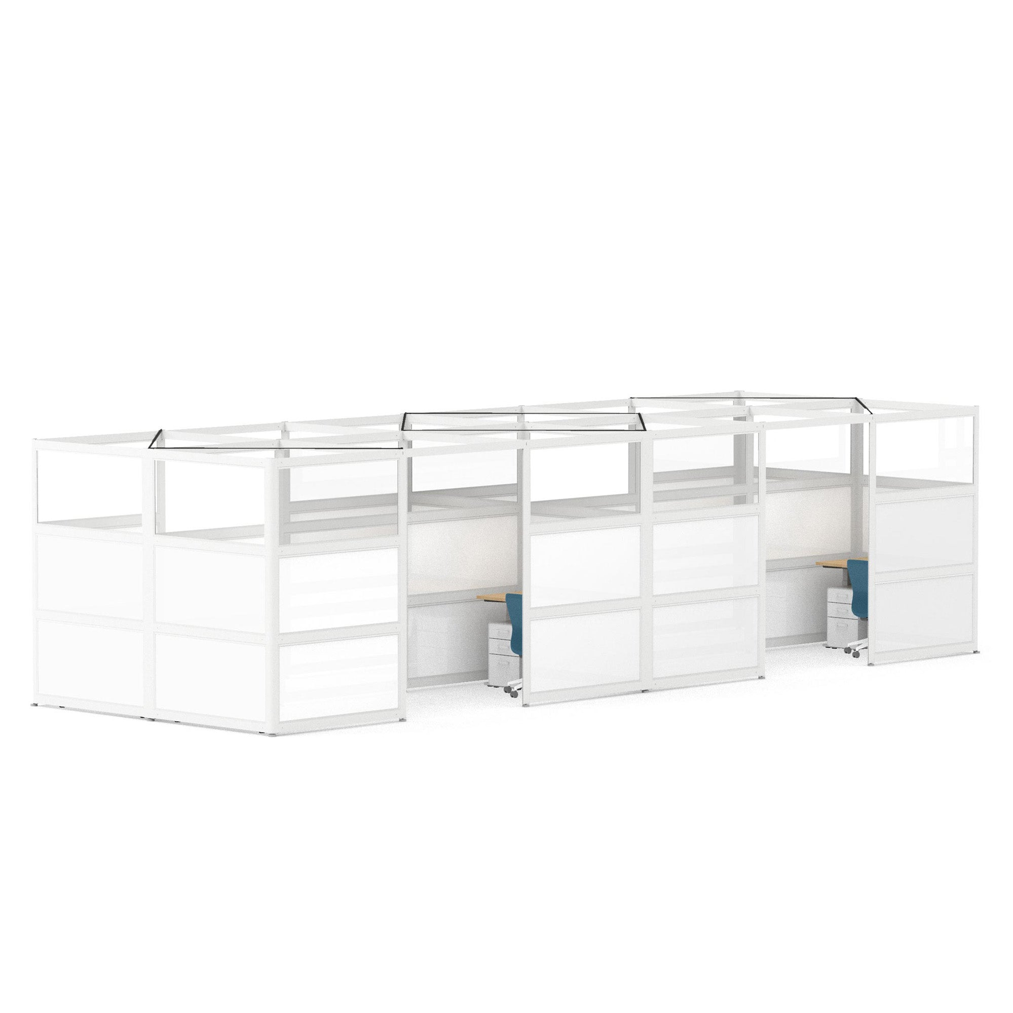 PoppinSpaces Hive Space for 8 - Modular Office Desk Organizer for Home & Office - Perfect for Pens, Pencils, Markers & Stationery Storage