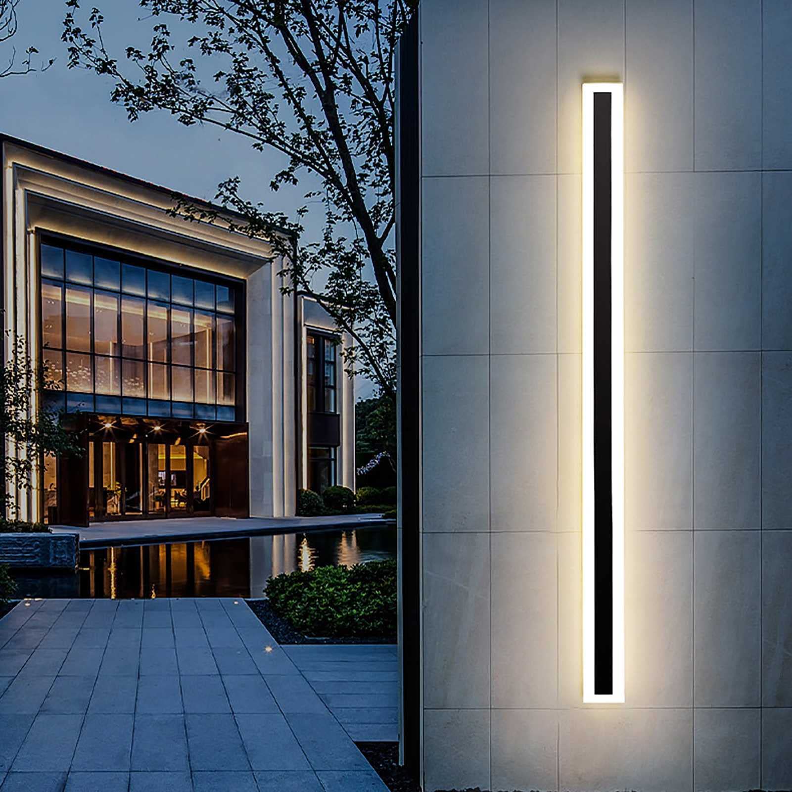 Gigesute LED Wall Lamp - Modern Waterproof IP65 Outdoor Porch Light, Aluminum Garden Wall Lighting for Bedroom, Bedside, and Indoor Decoration | Perfect for Patio, Hallway, and Landscape Lighting