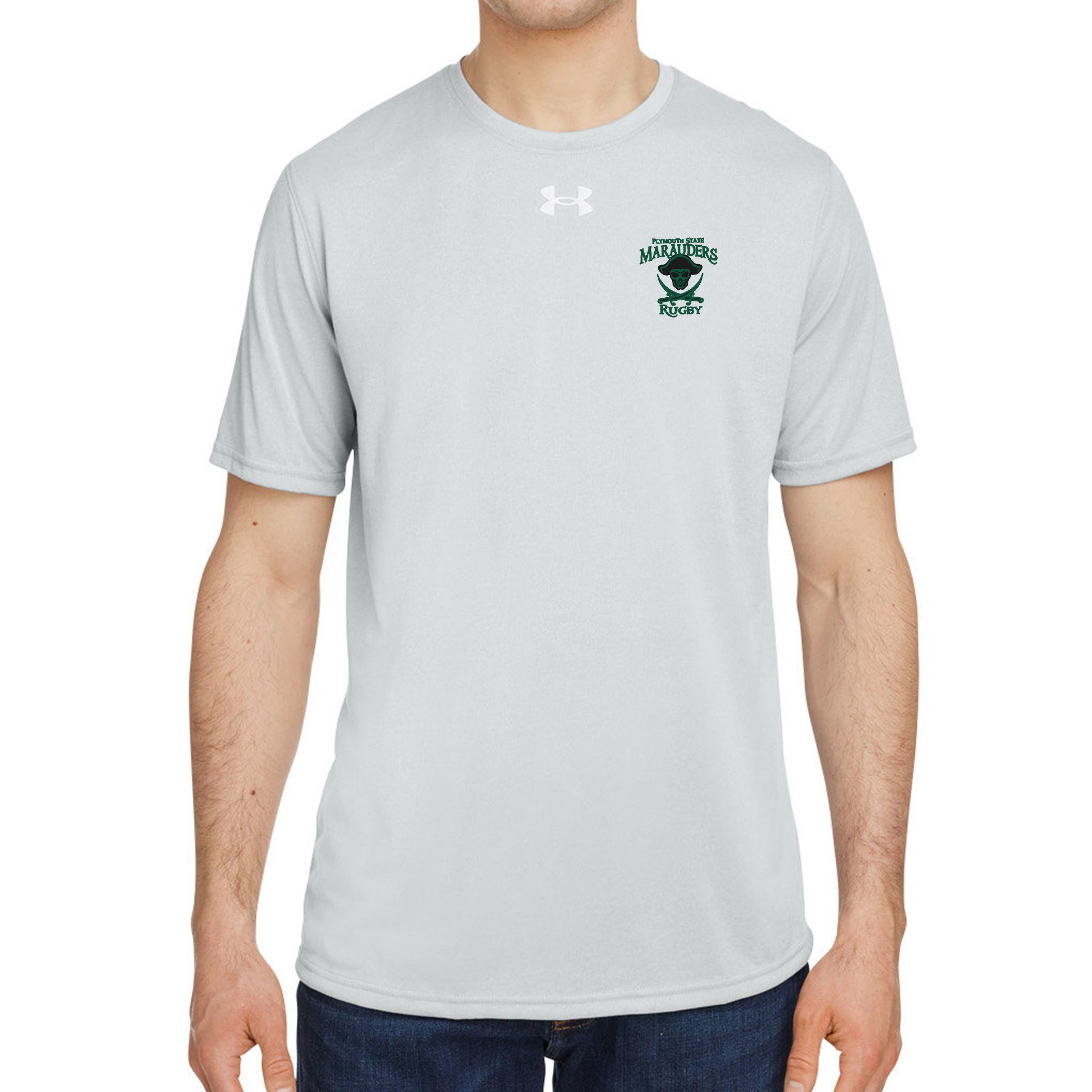 Plymouth State WRFC UA Team Tech T-Shirt - Moisture-Wicking Performance Shirt for Rugby & Training - Comfortable & Durable Athletic Wear