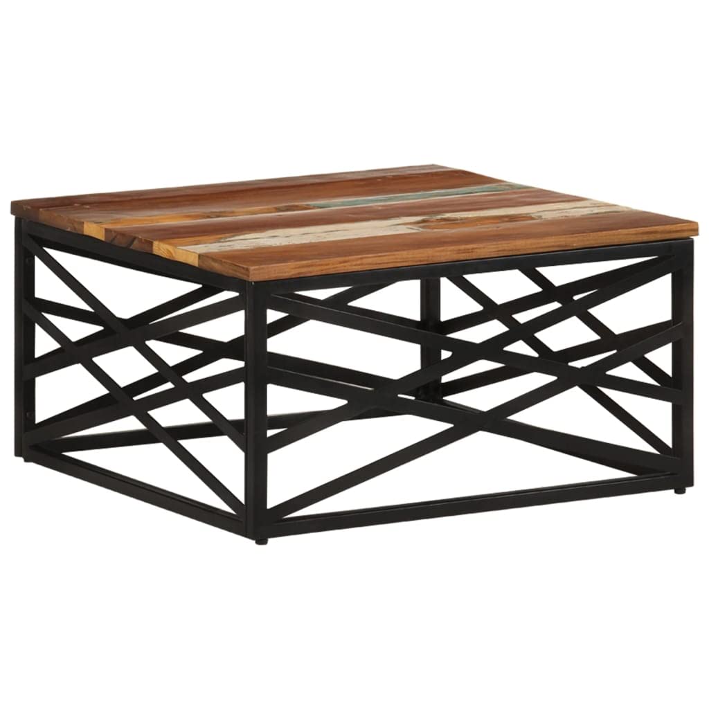 Solid Reclaimed Wood Square Coffee Table - 26.8