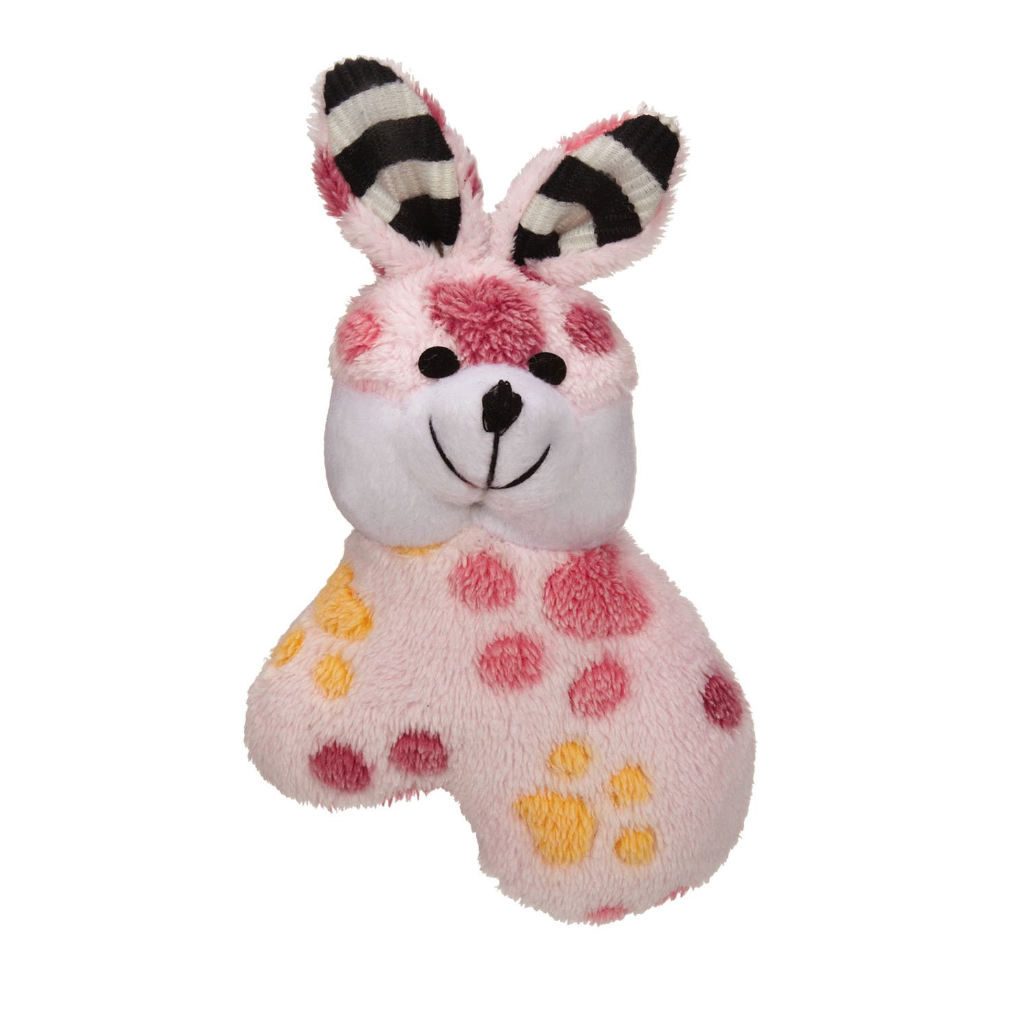 Zanies Silly Squad 5-inch Bunny Dog Toy - Chew-Resistant & Interactive Plush for Small & Medium Dogs - Perfect for Playtime, Training & Cuddling