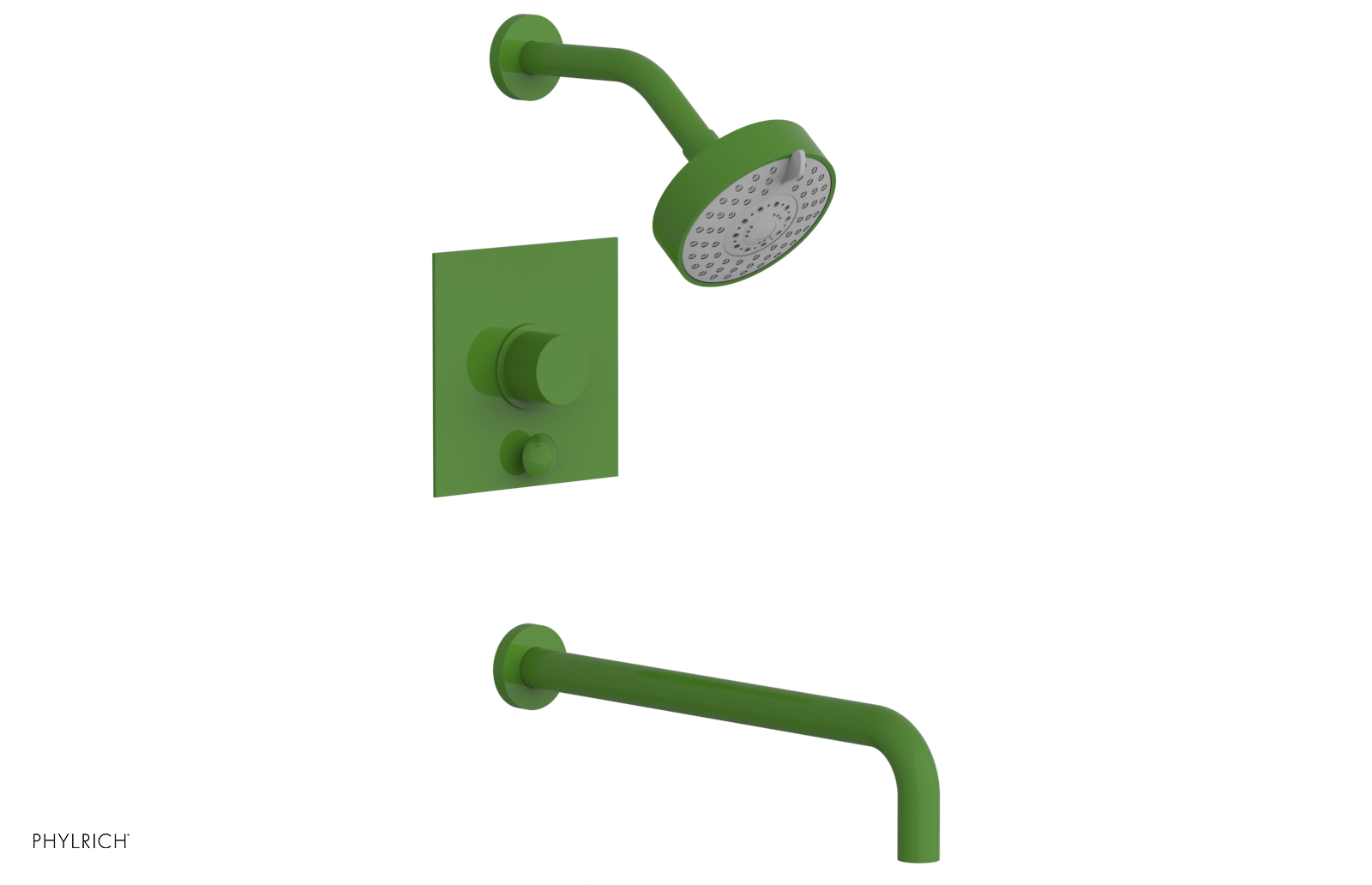 BASIC II 14 Pressure Balance Tub and Shower Set 230S 27 14 - Chrome Finish, Anti-Scald Valve for Safe Bathing, Ideal for Home & Hotel Bathroom Renovation