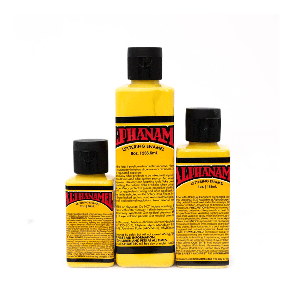 Alpha 6 Corp Liquid Sunshine Alphanamel Enamel Paint - Premium Gloss Finish for DIY Crafts, Home Decor & Automotive Touch-Ups | Weather-Resistant & Vibrant Color for Indoor/Outdoor Use