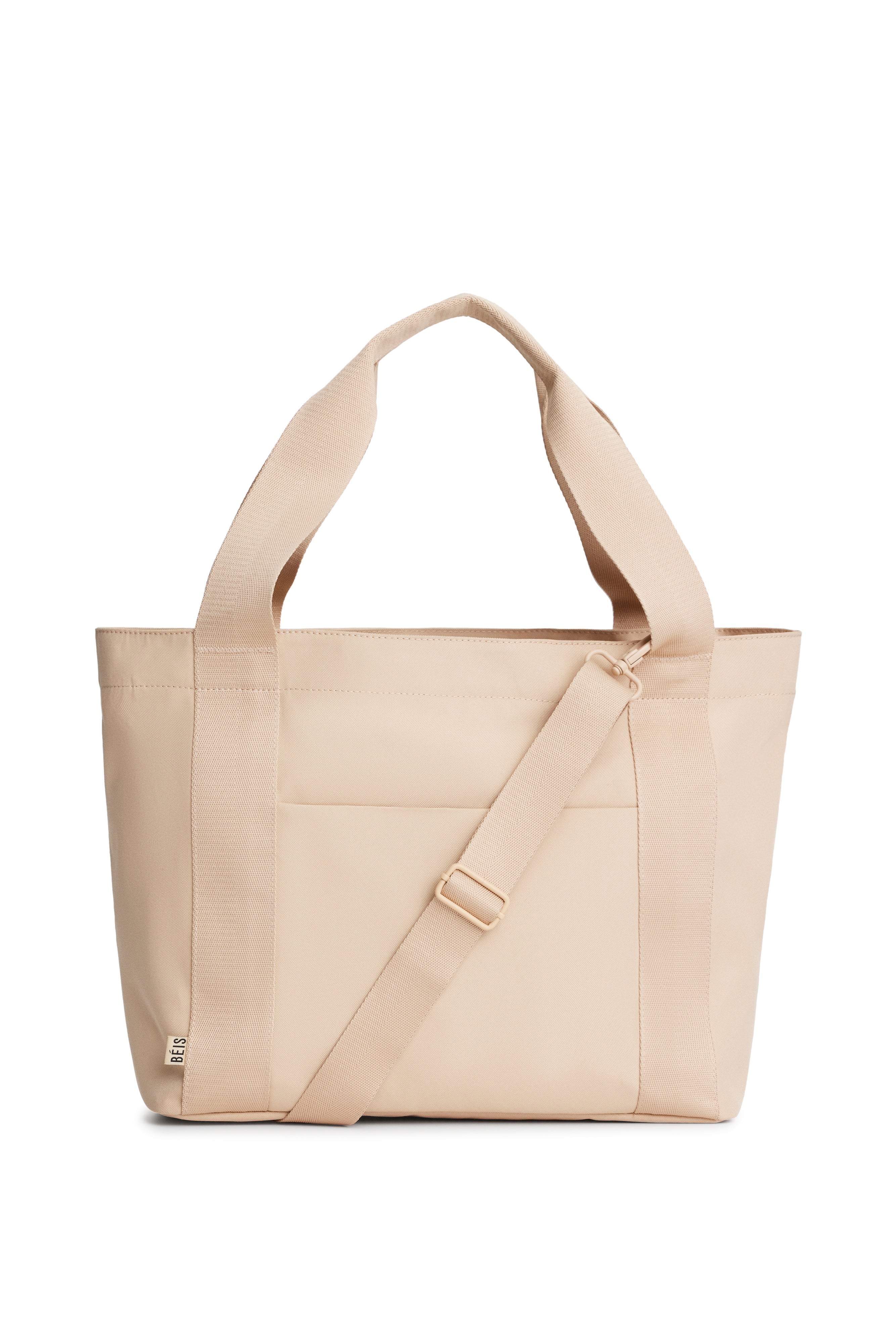 The BÉISics Tote Bag in Beige - Stylish & Spacious Canvas Tote for Work, Travel & Everyday Use