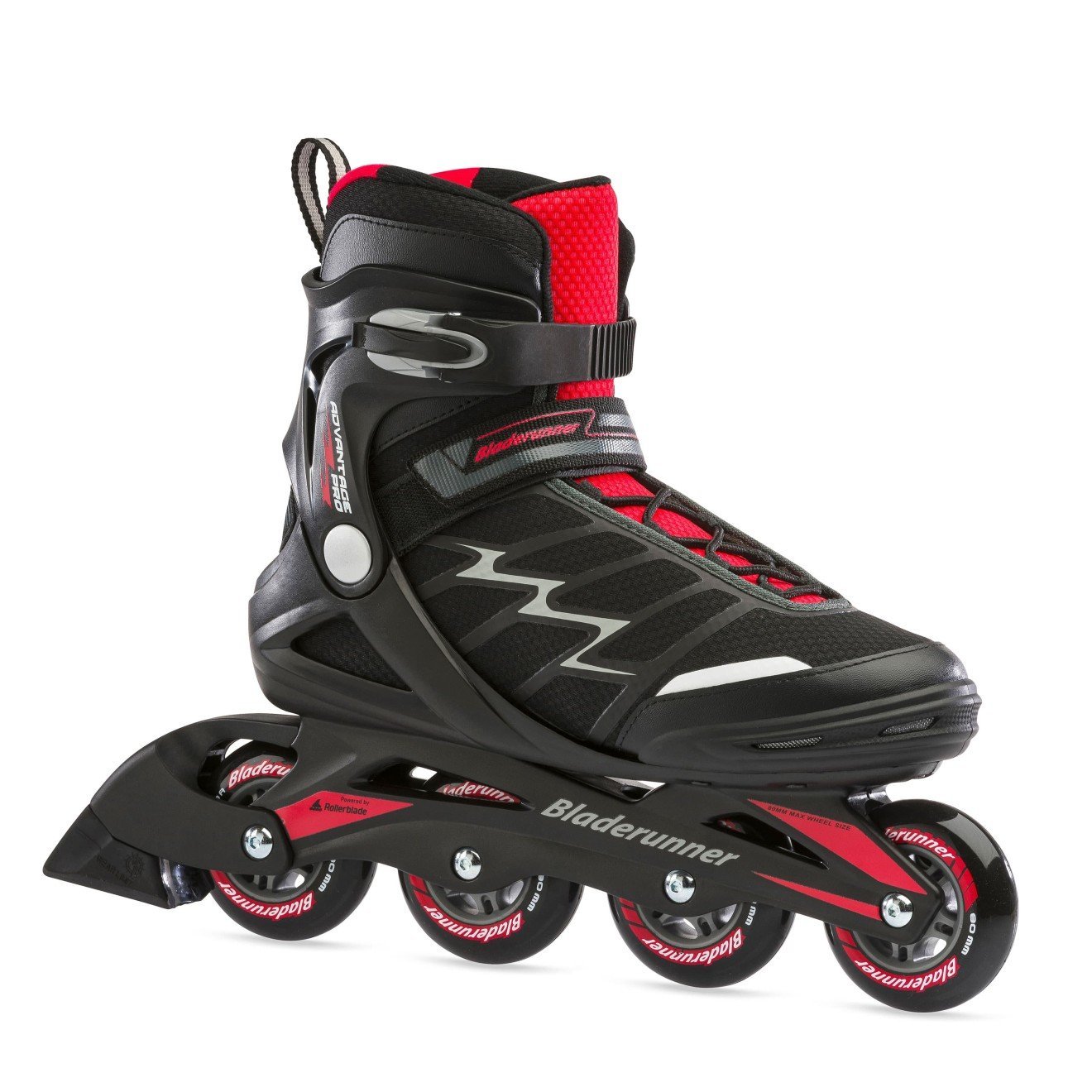 Bladerunner Advantage Pro XT Electric Skateboard - High Speed Black & Red Design for Commuting & Outdoor Adventure