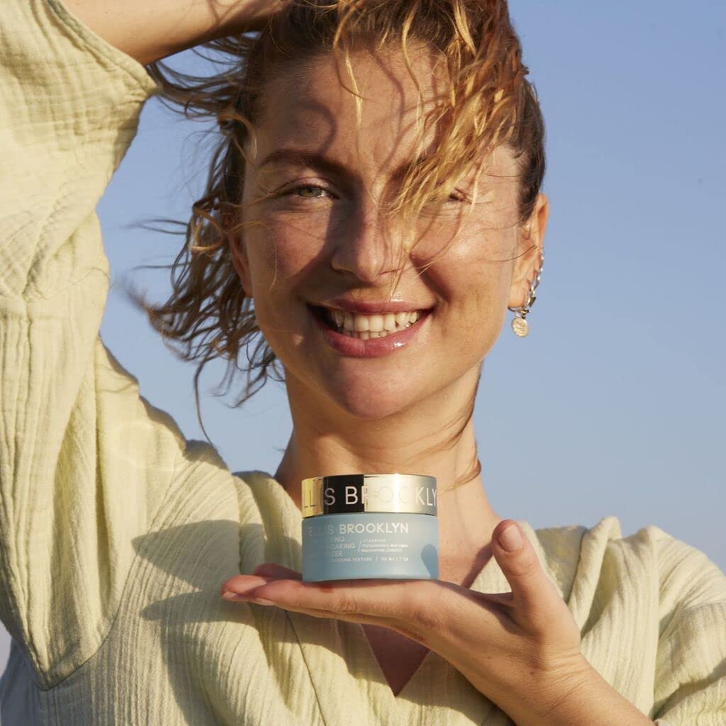 Ellis Brooklyn Satisfying Skin Care Moisturizer - Hydrating Face Cream with Squalane & Niacinamide for Dry & Sensitive Skin | Day & Night Facial Moisturizer for Women & Men | Perfect for Daily Skincare Routine & Makeup Prep